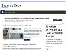 Tablet Screenshot of bazardecoco.com